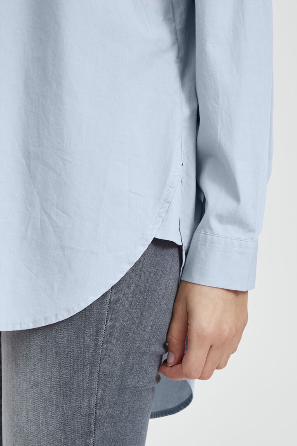 Gamze organic shirt, Blue