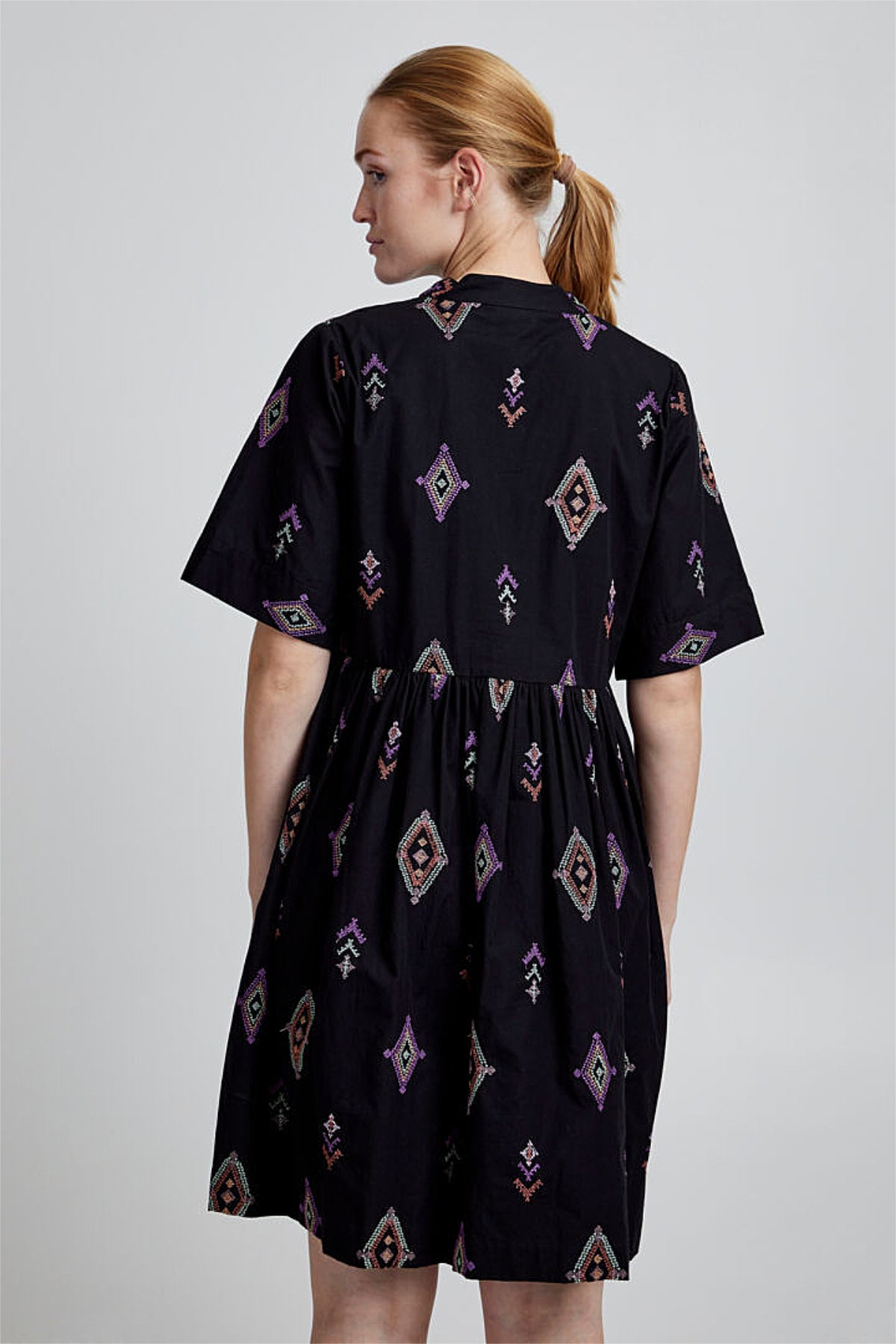 Flora dress, black