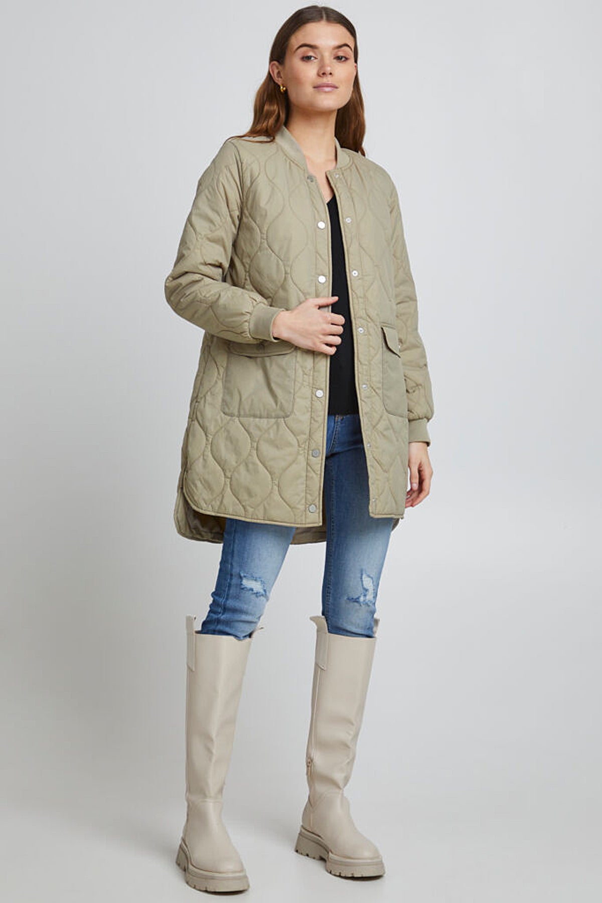 Canna coat, stone