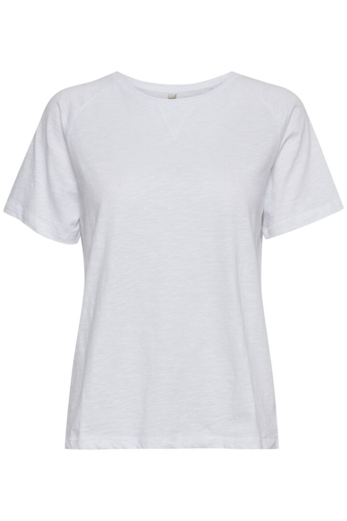 Brit tee shirt, bright white