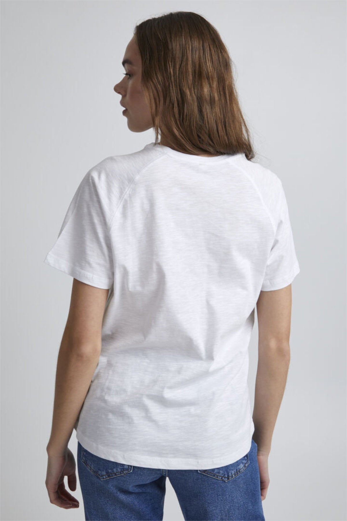 Brit tee shirt, bright white