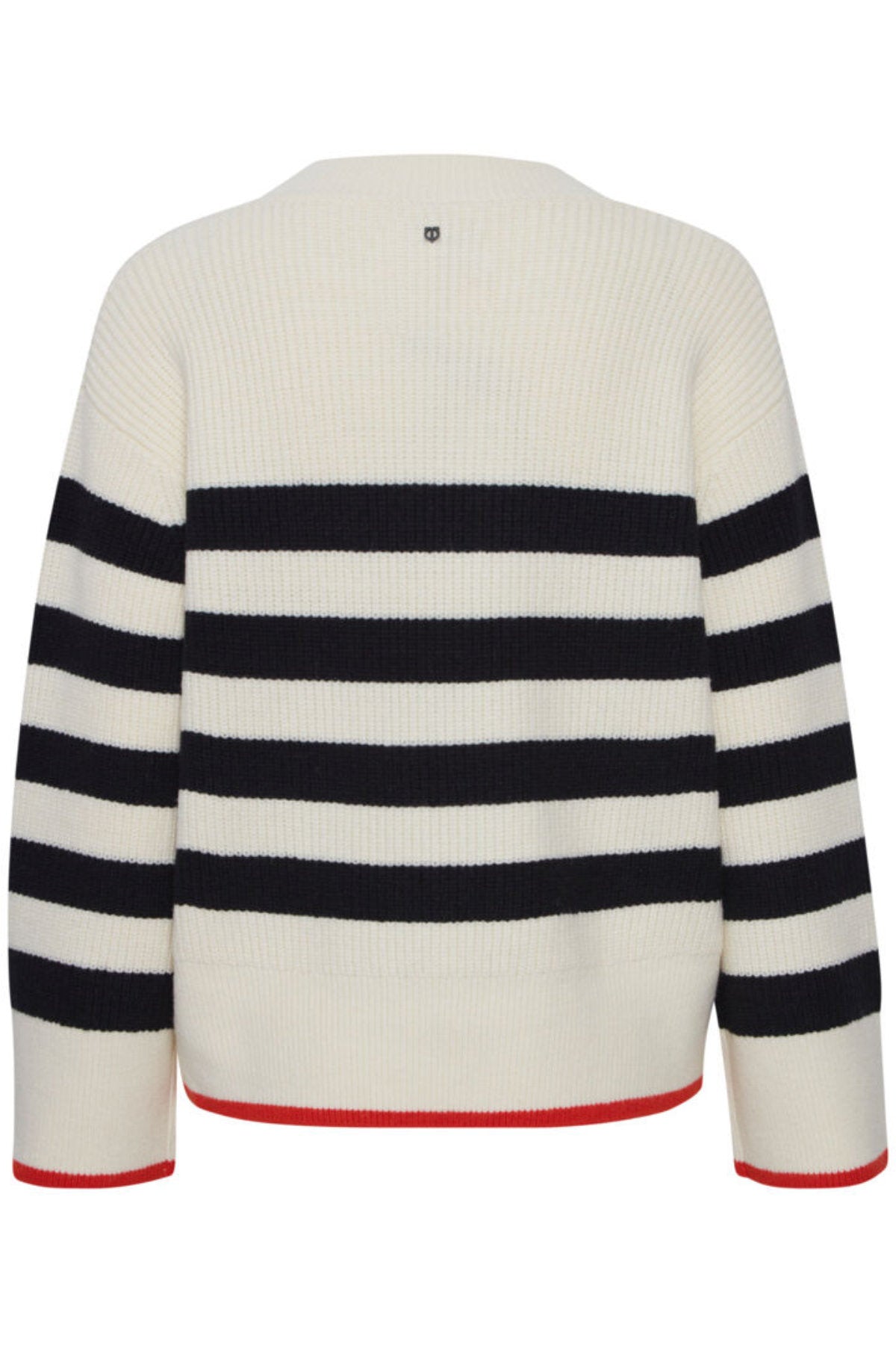 Devika round neck jumper, ivory