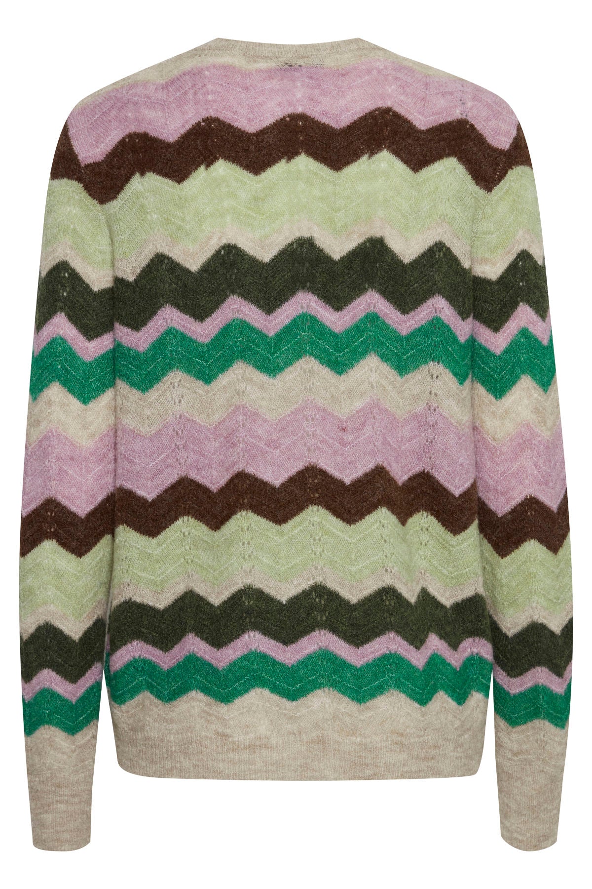 Martine zigzag jumper, green