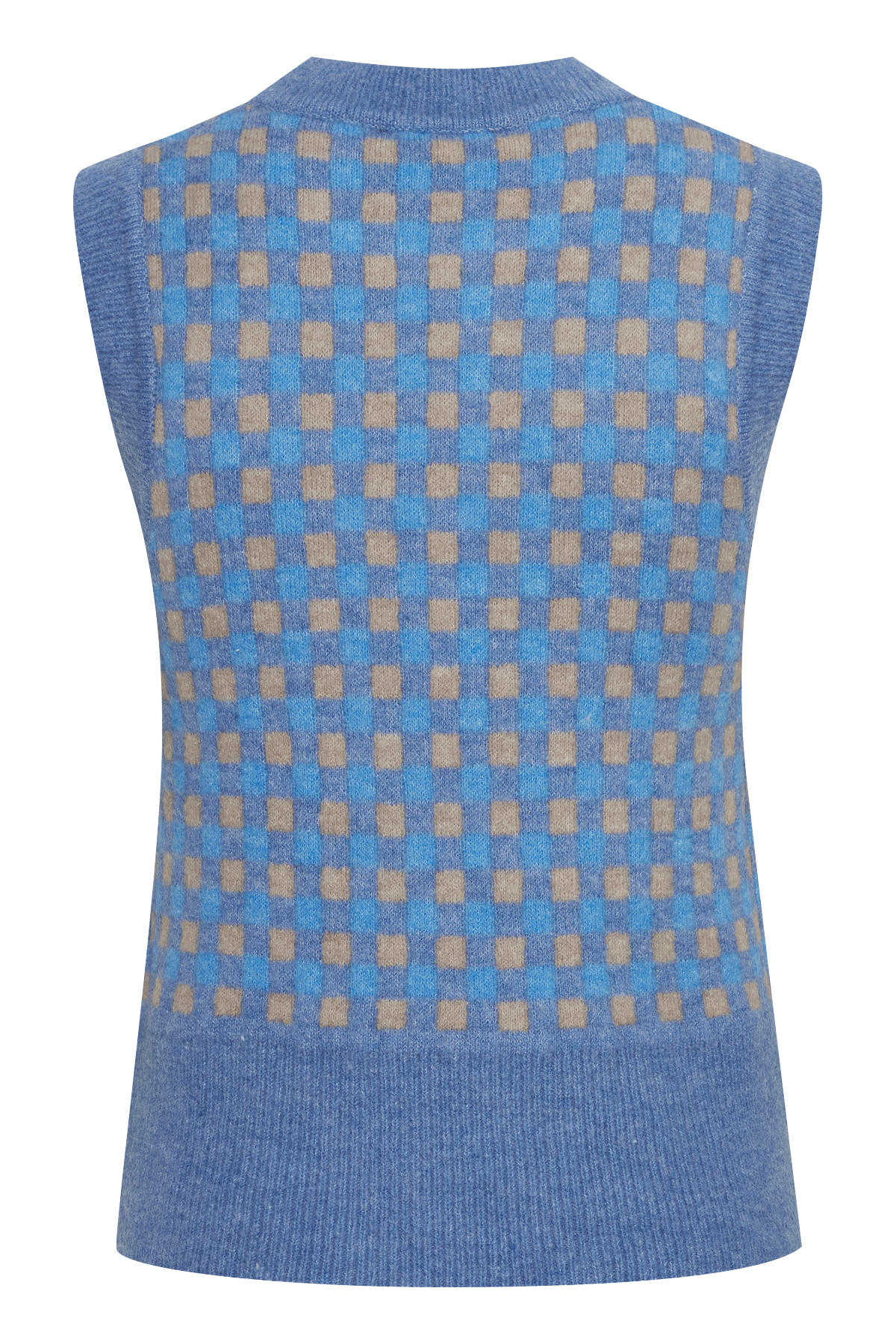 Martine check slipover, blue