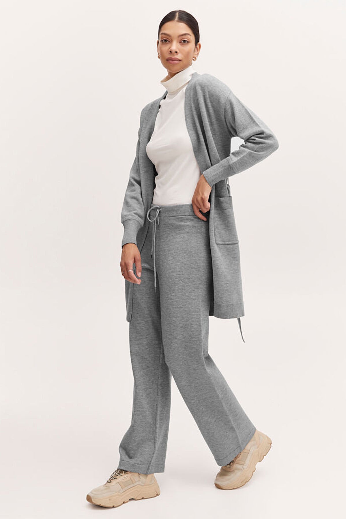 Nonina lounge pants, Mid grey