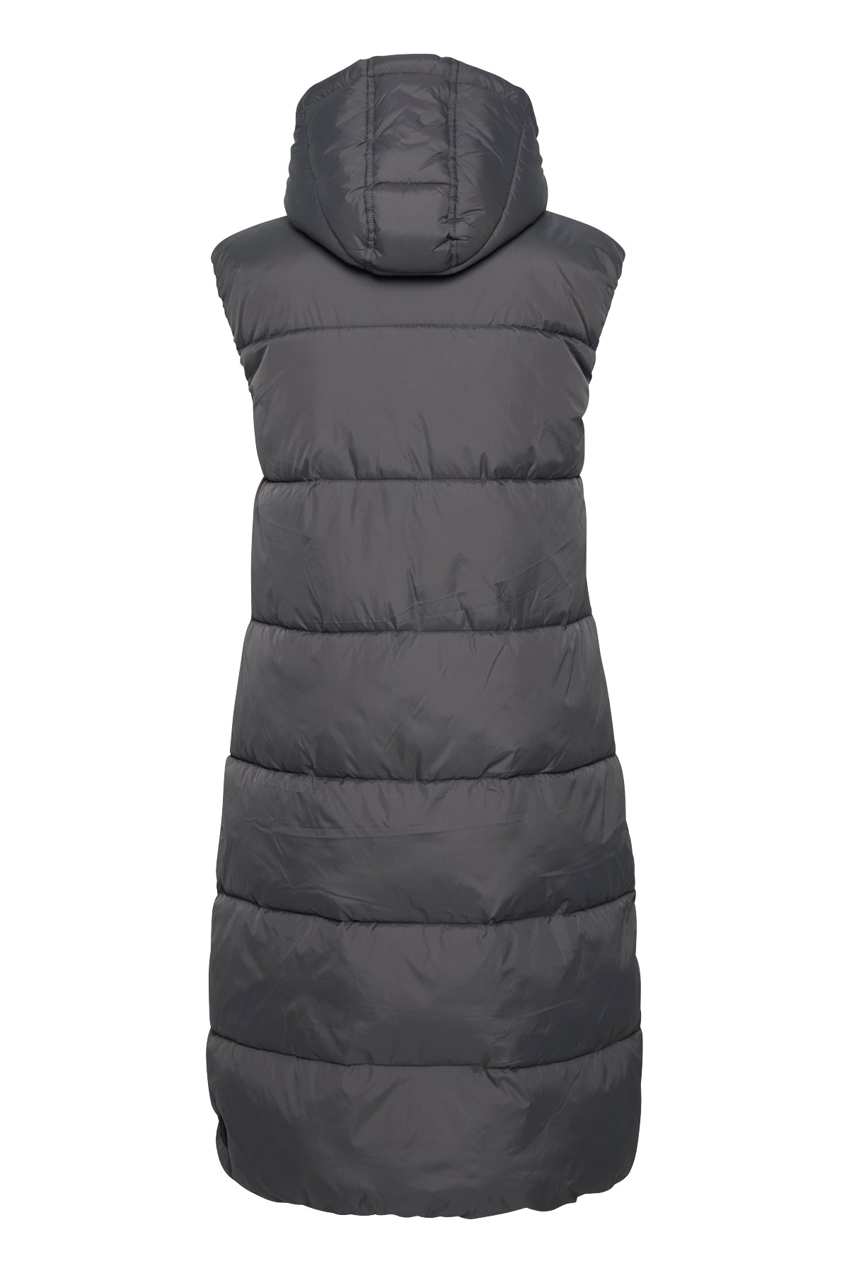 Bomina long gilet, black pearl