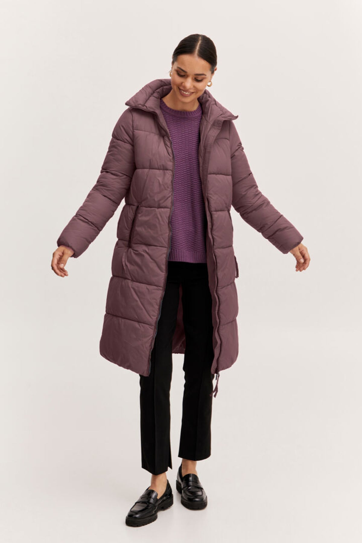 Bomina puffy coat, old rose