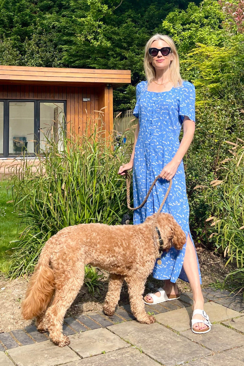 Joella shirt dress, sky blue