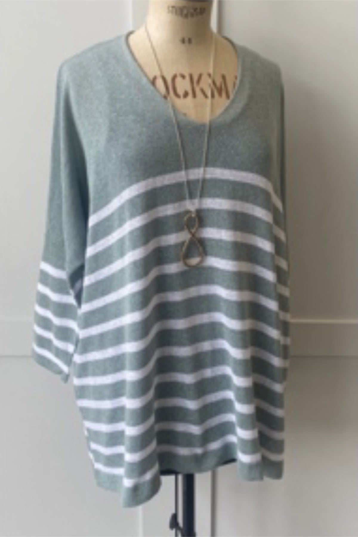 Joss fine knit jumper, aqua