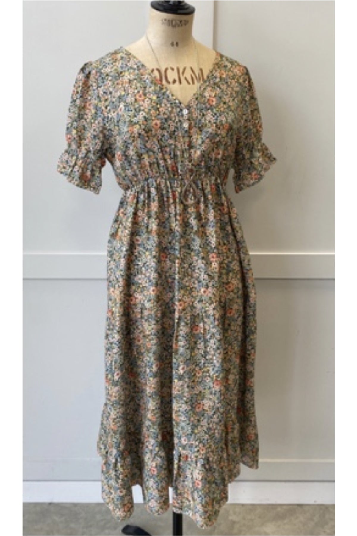 Joss peasant style dress, green