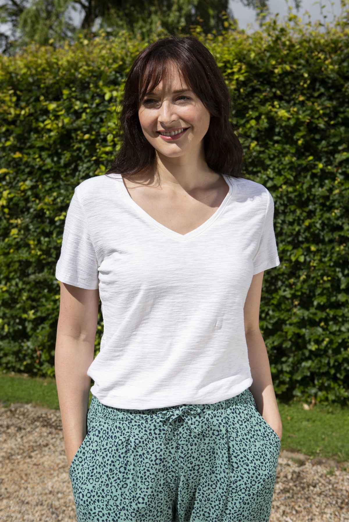 Victoria tee shirt, white