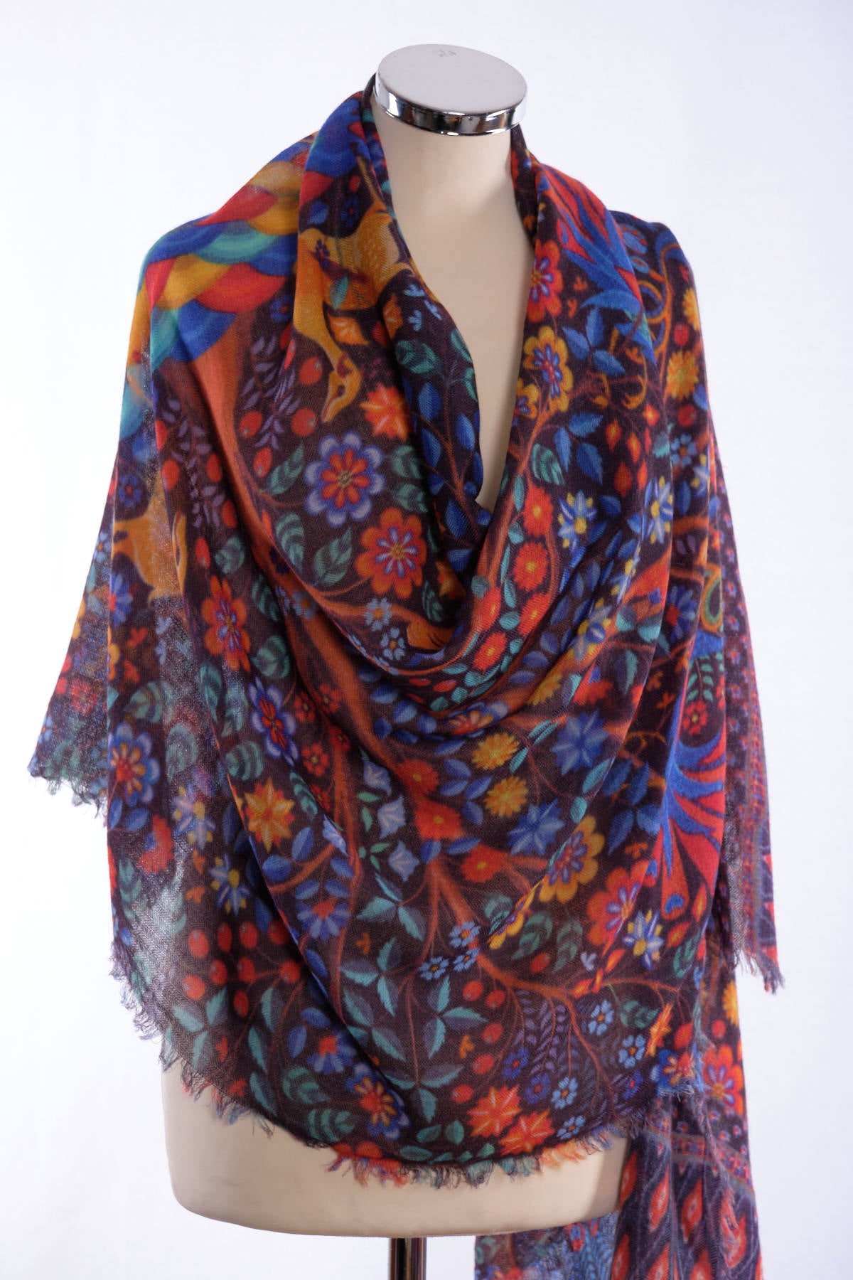 Ombre scarf, multi