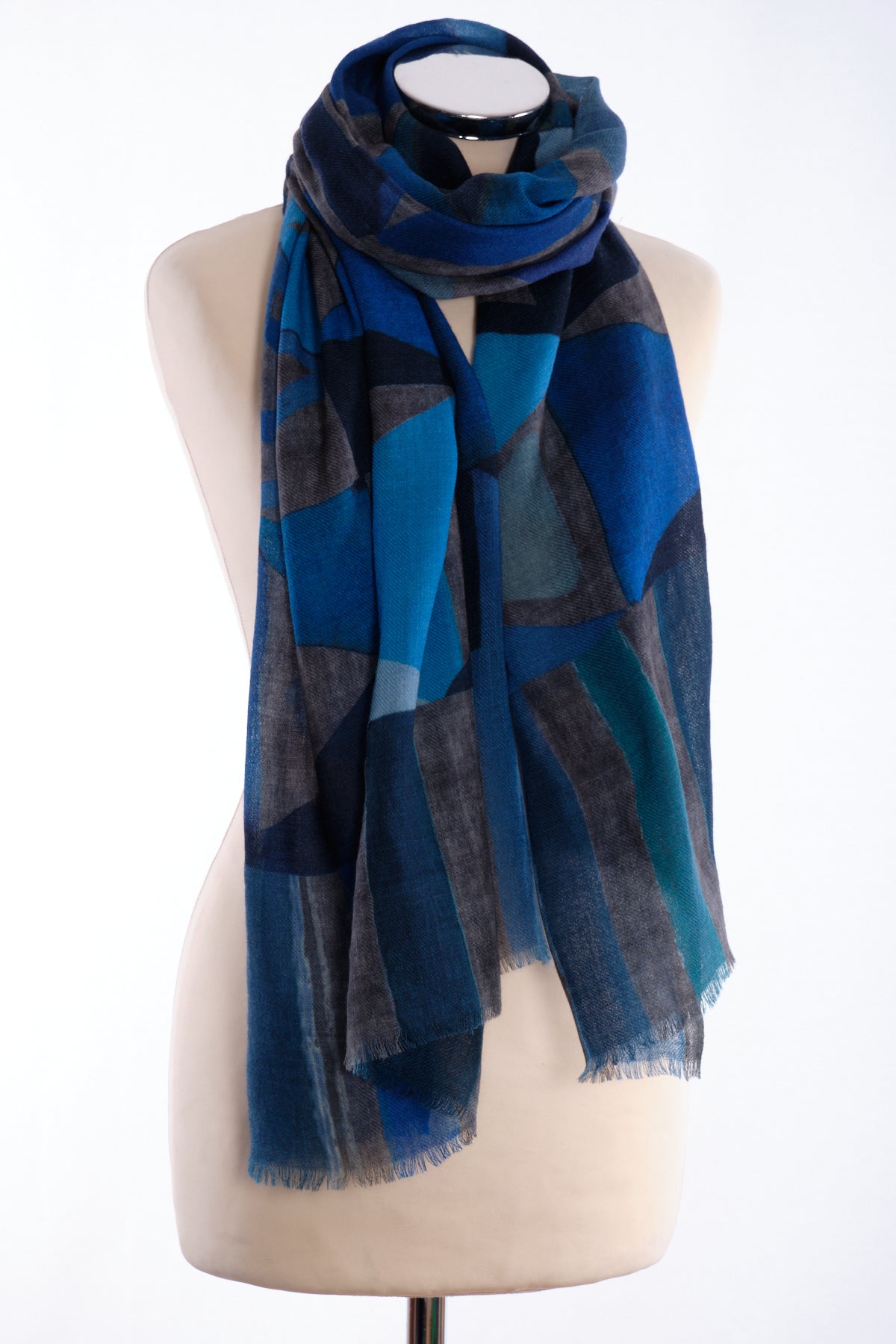 Ombre Scarf, blue