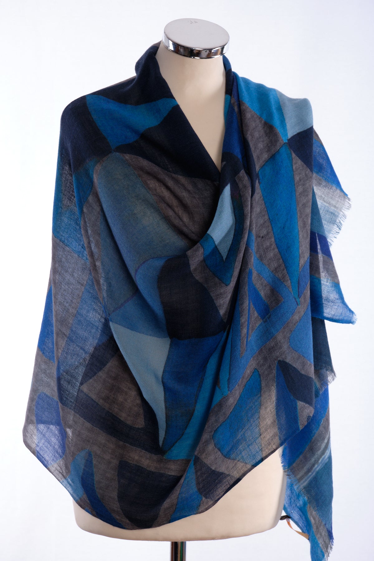 Ombre Scarf, blue