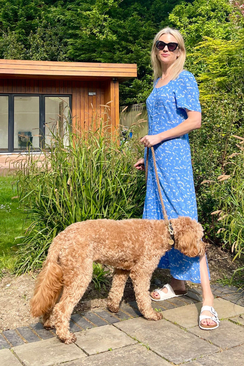 Joella shirt dress, sky blue