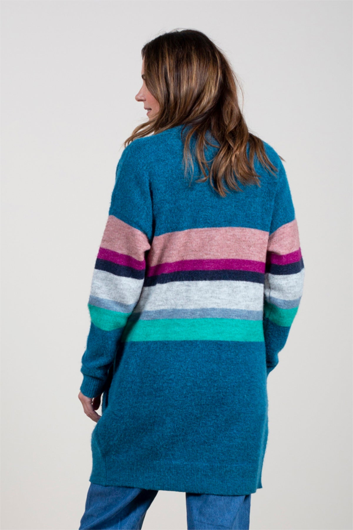 Louisa cardi, dark teal