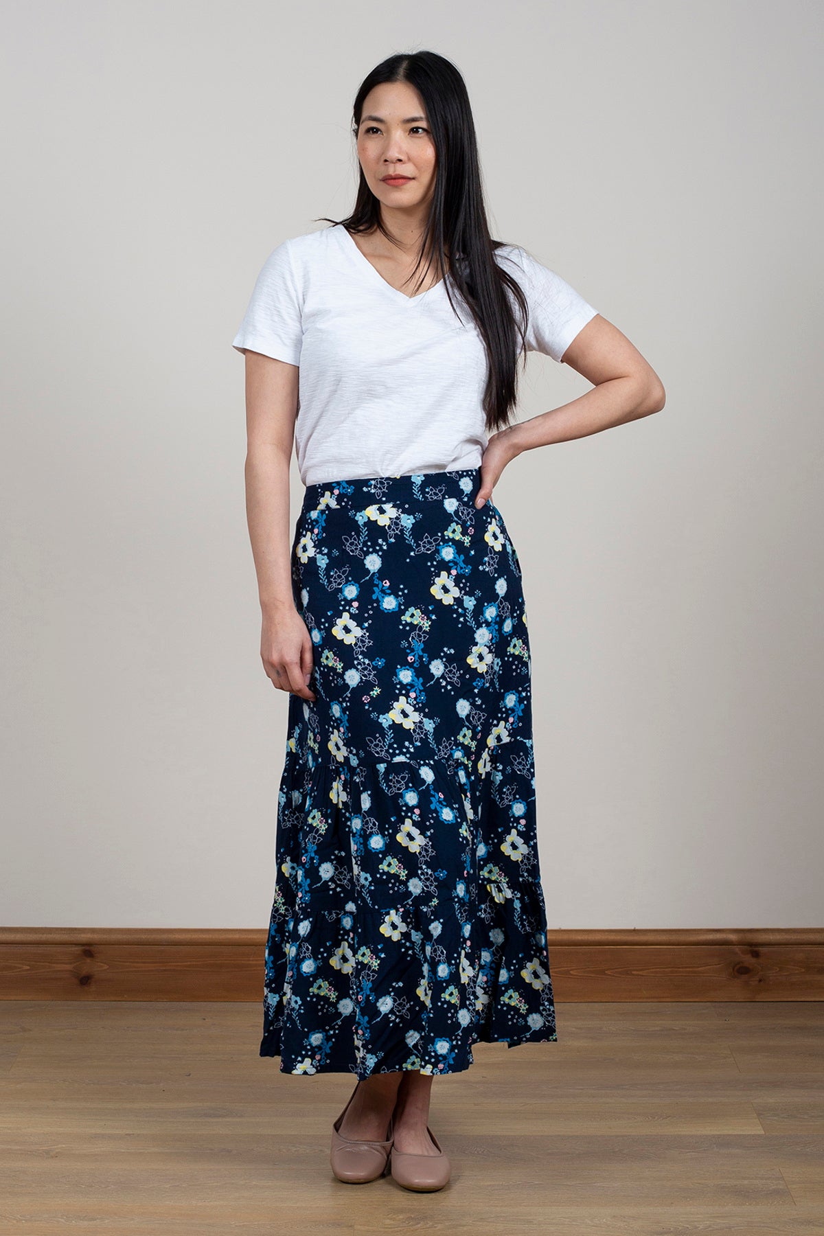 Frome skirt, navy