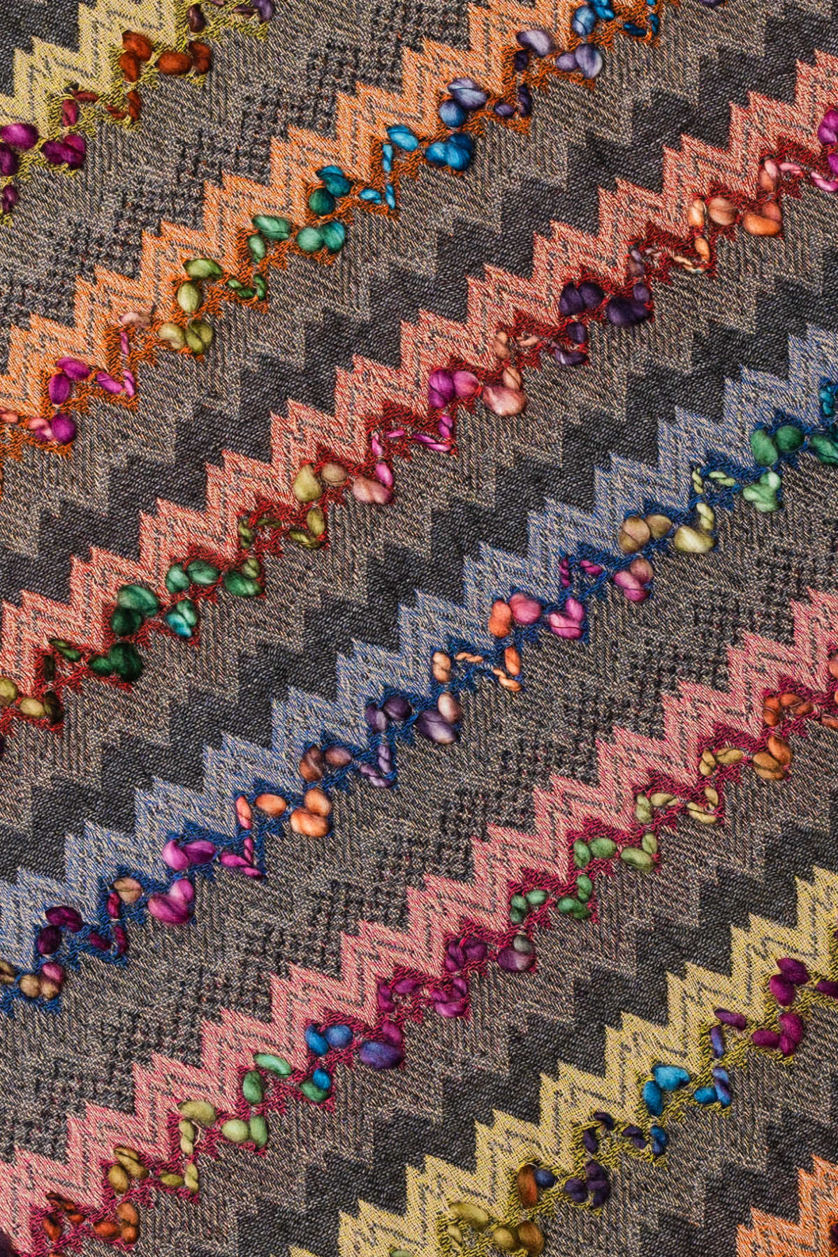 Weave mix scarf, Multicolour