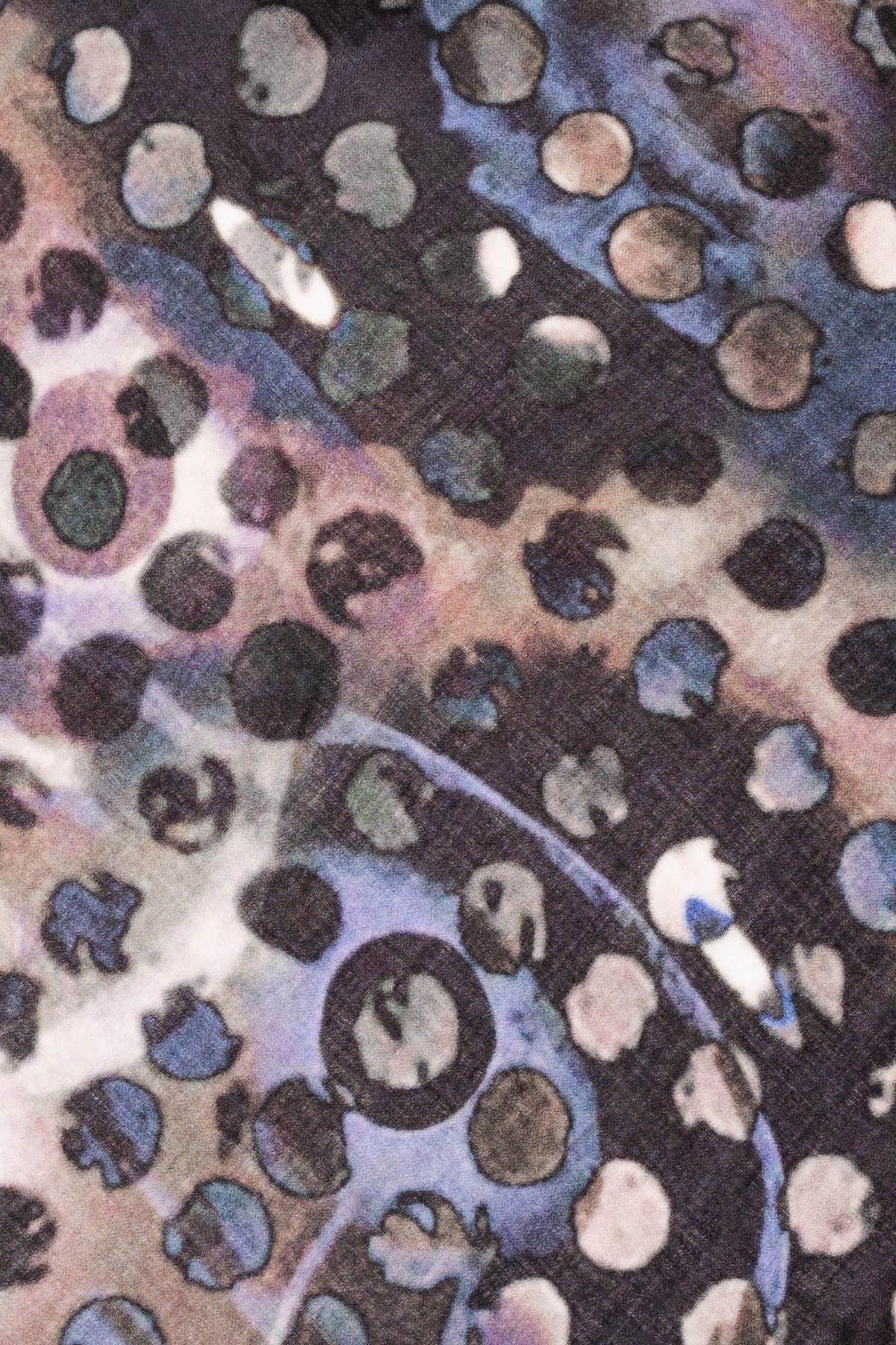 Soft bubbles scarf, Purple