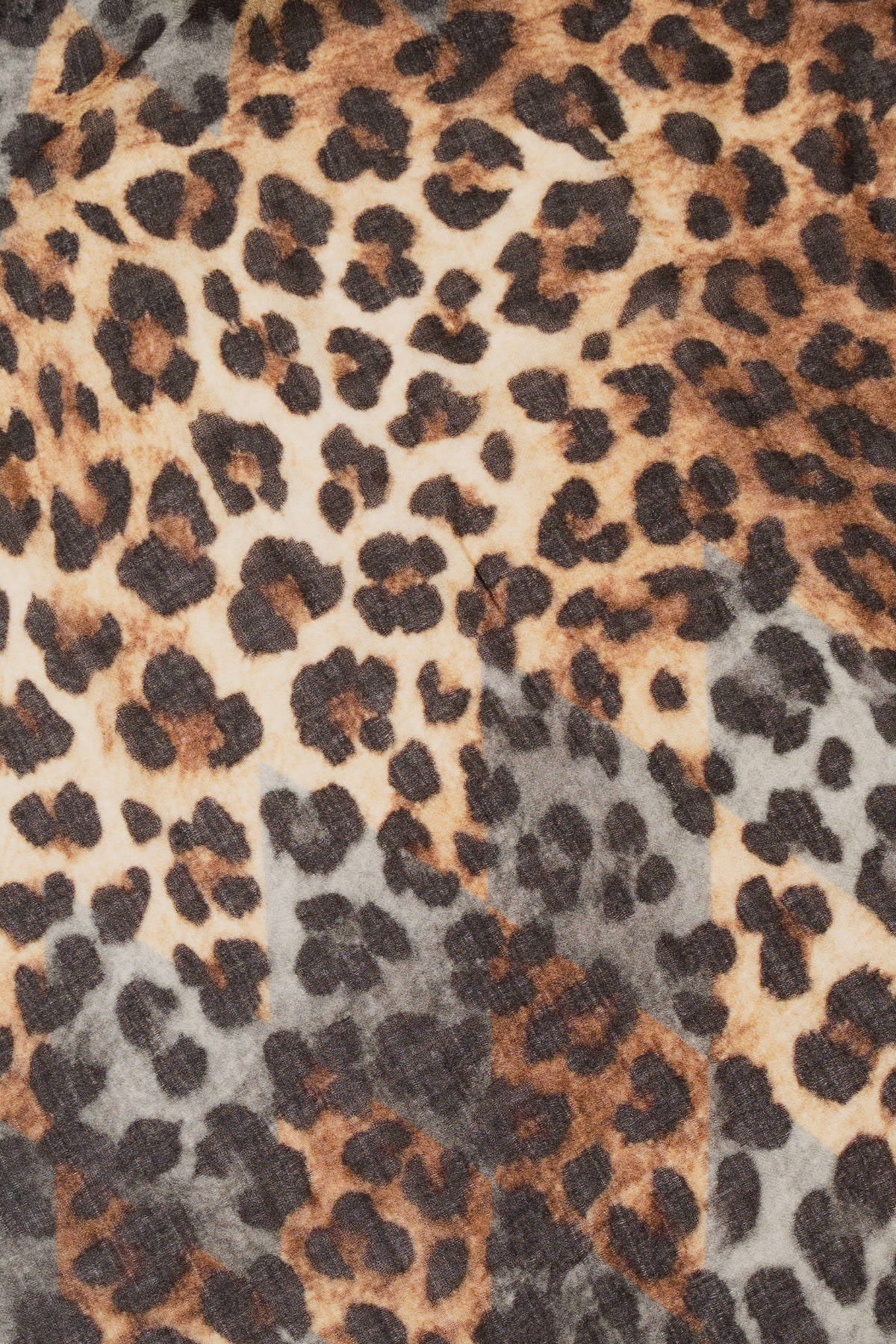 Abstract animal scarf, Green