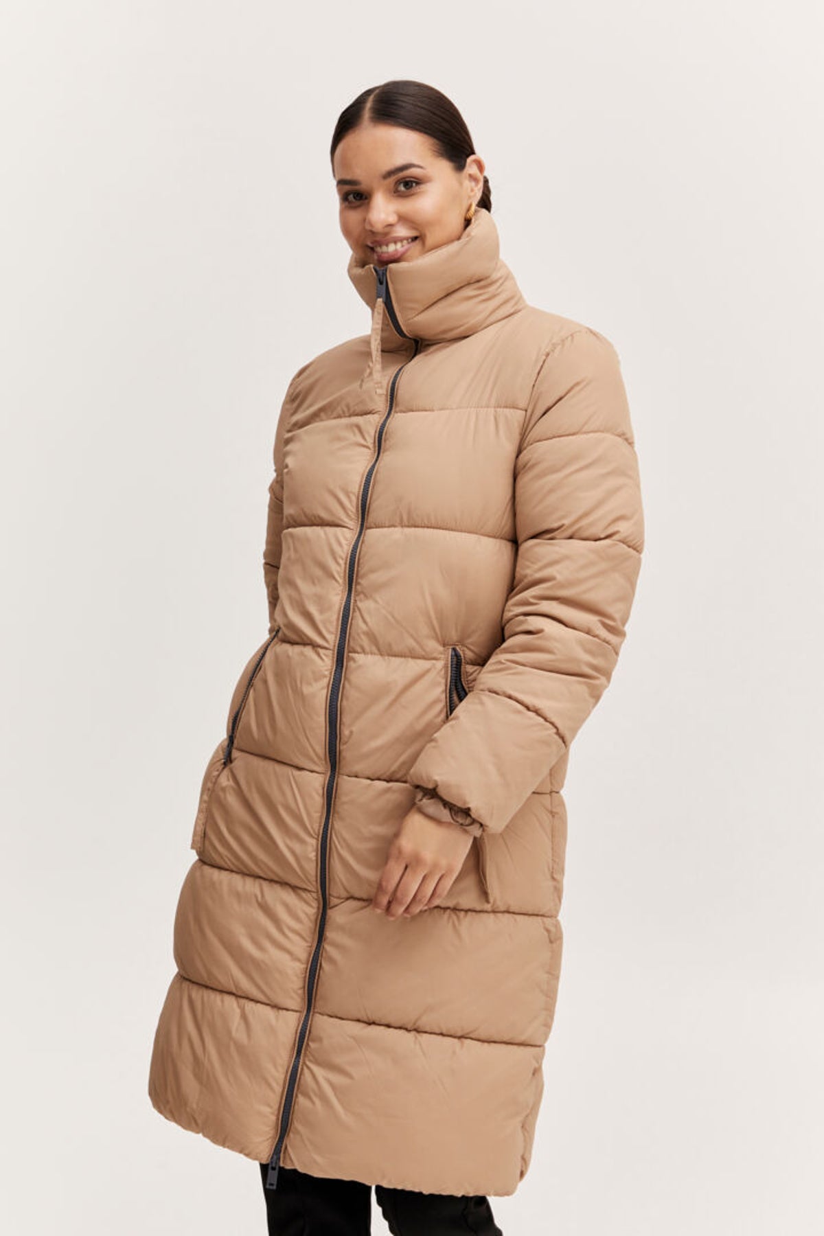 Bomina puffy coat, tan