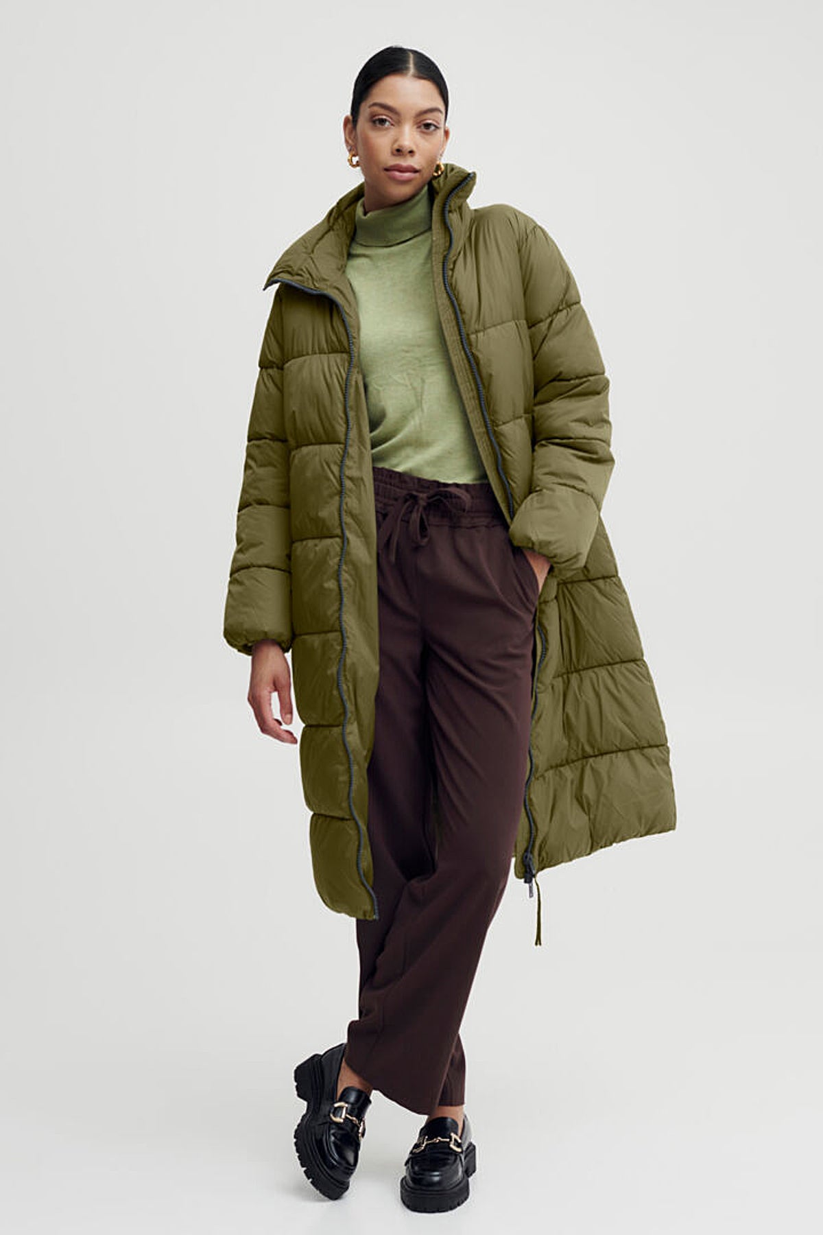 Bomina puffy coat, olive