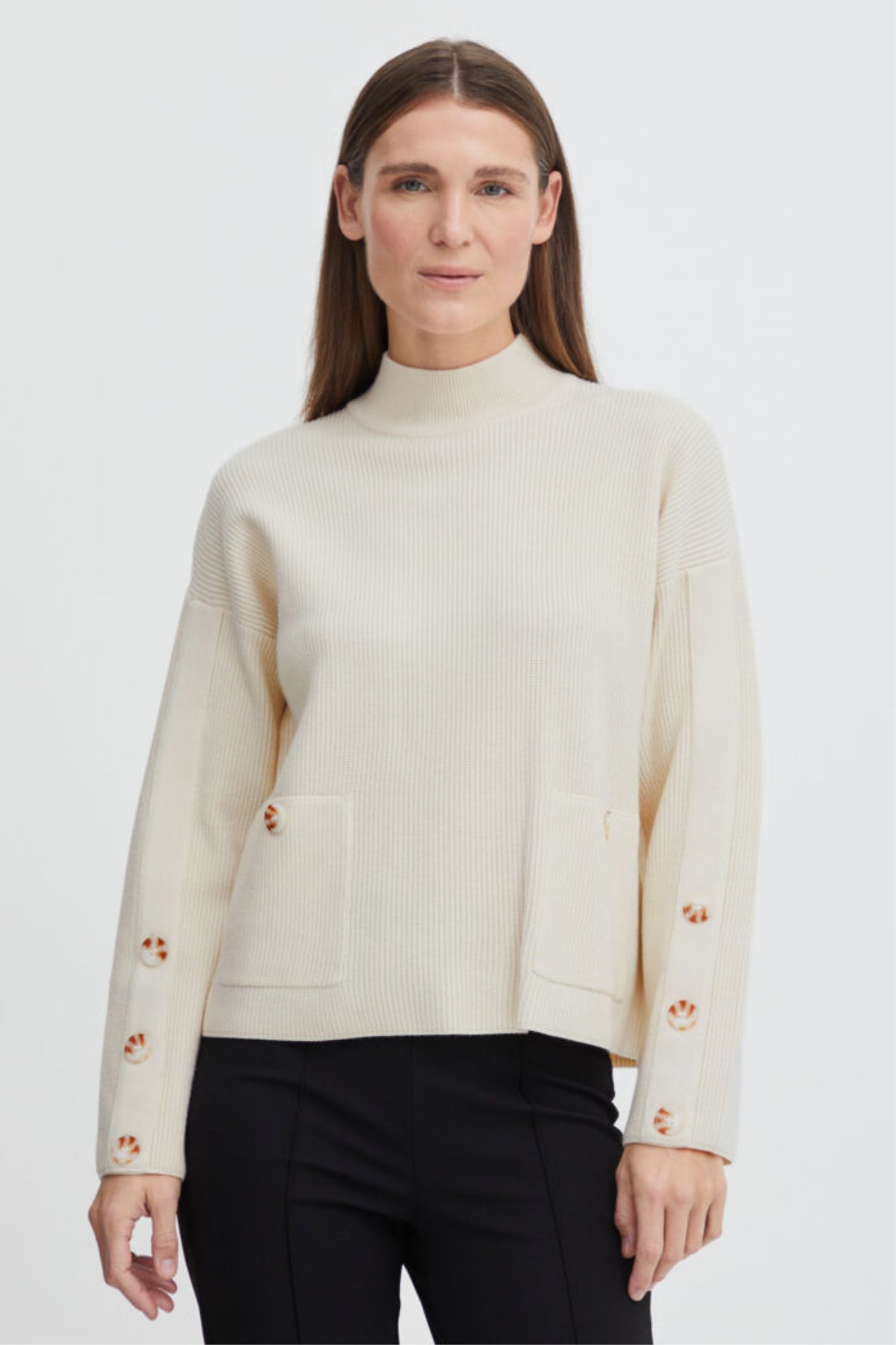 Milo pocket jumper, birch