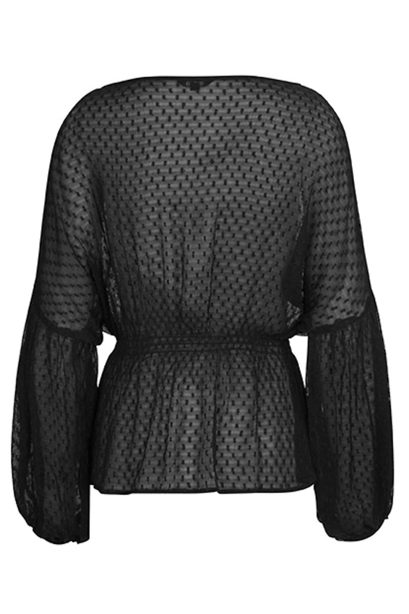 Violette top, black