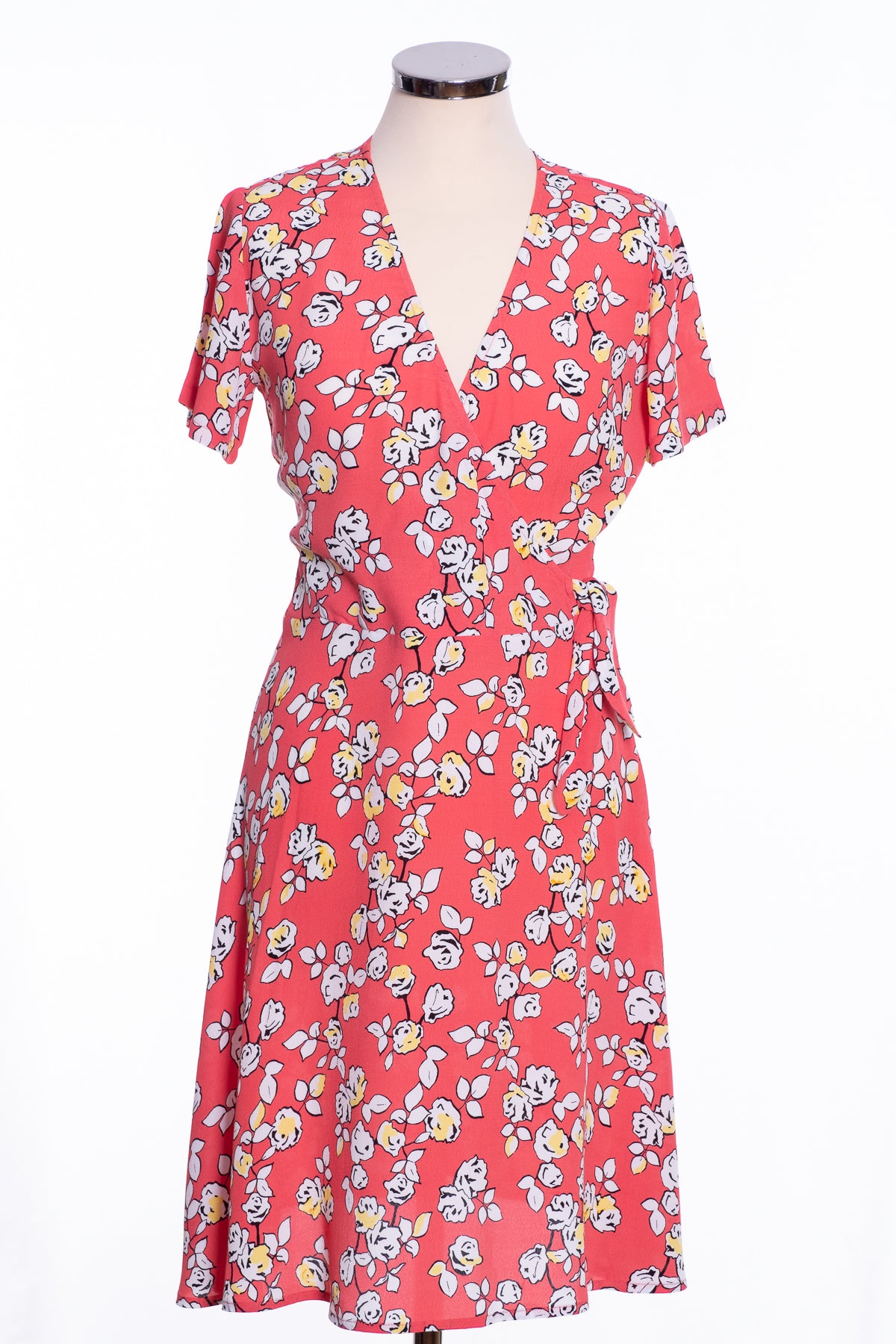 Janette dress, coral