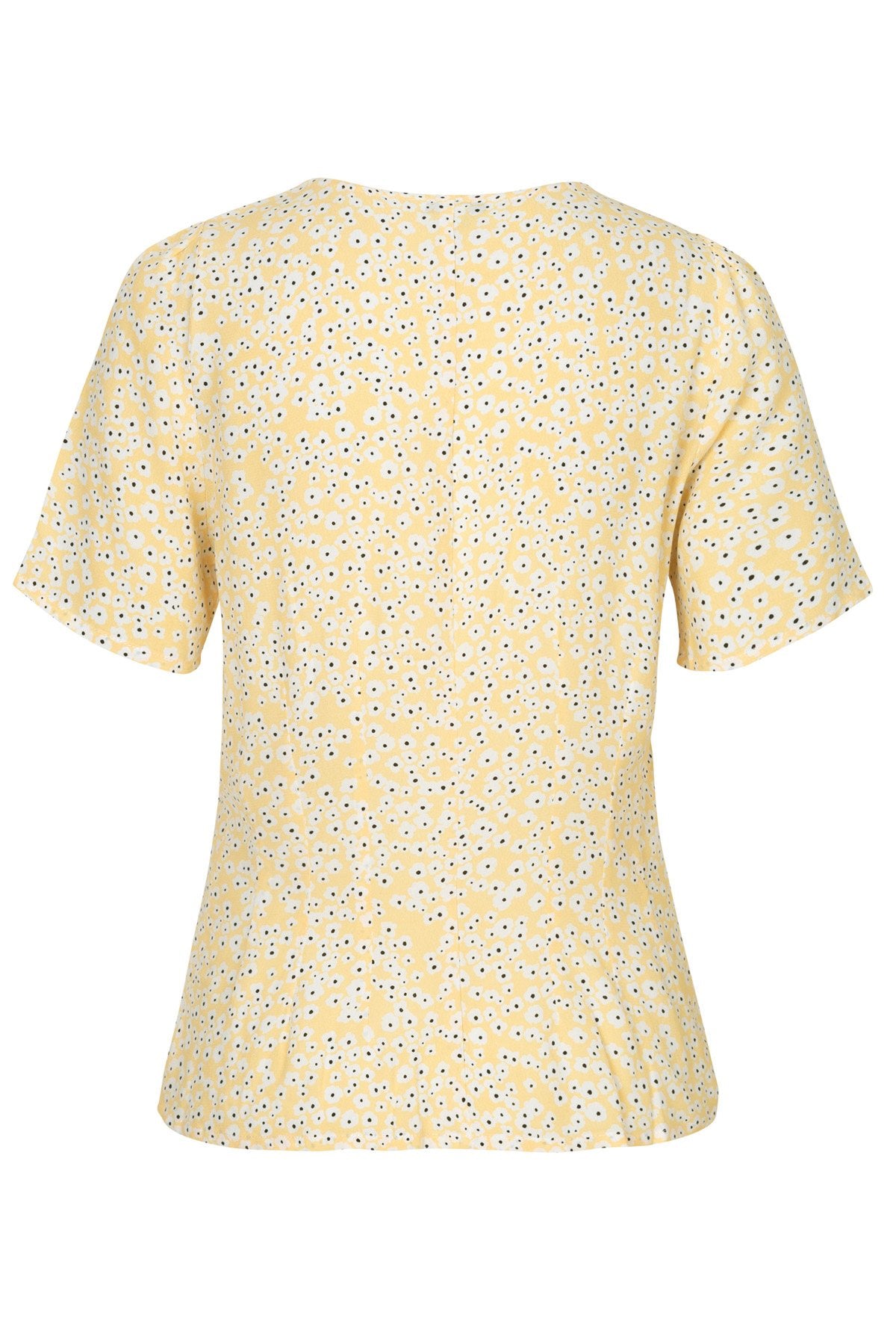 mbyM Paccia floral vintage style blouse, vanilla, rear view