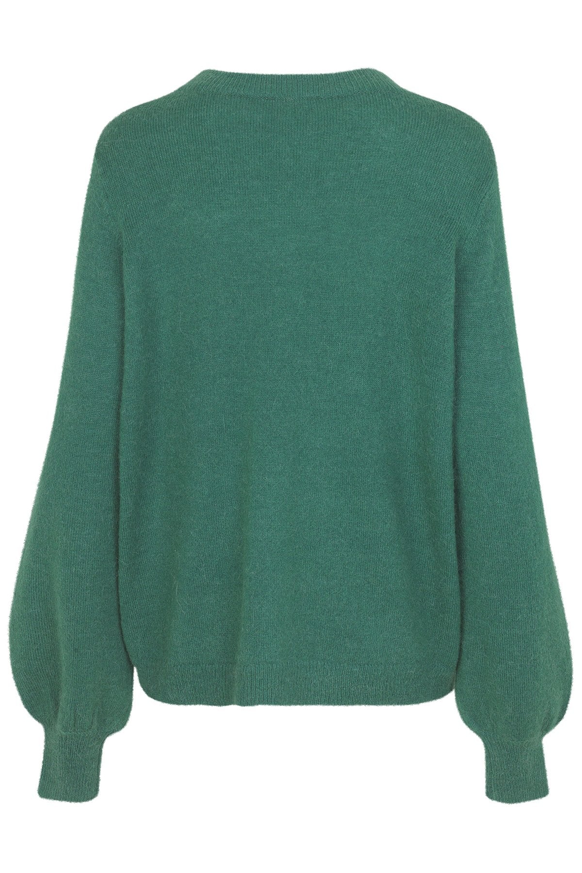 mbyM Helanor alpaca jumper, green, rear view