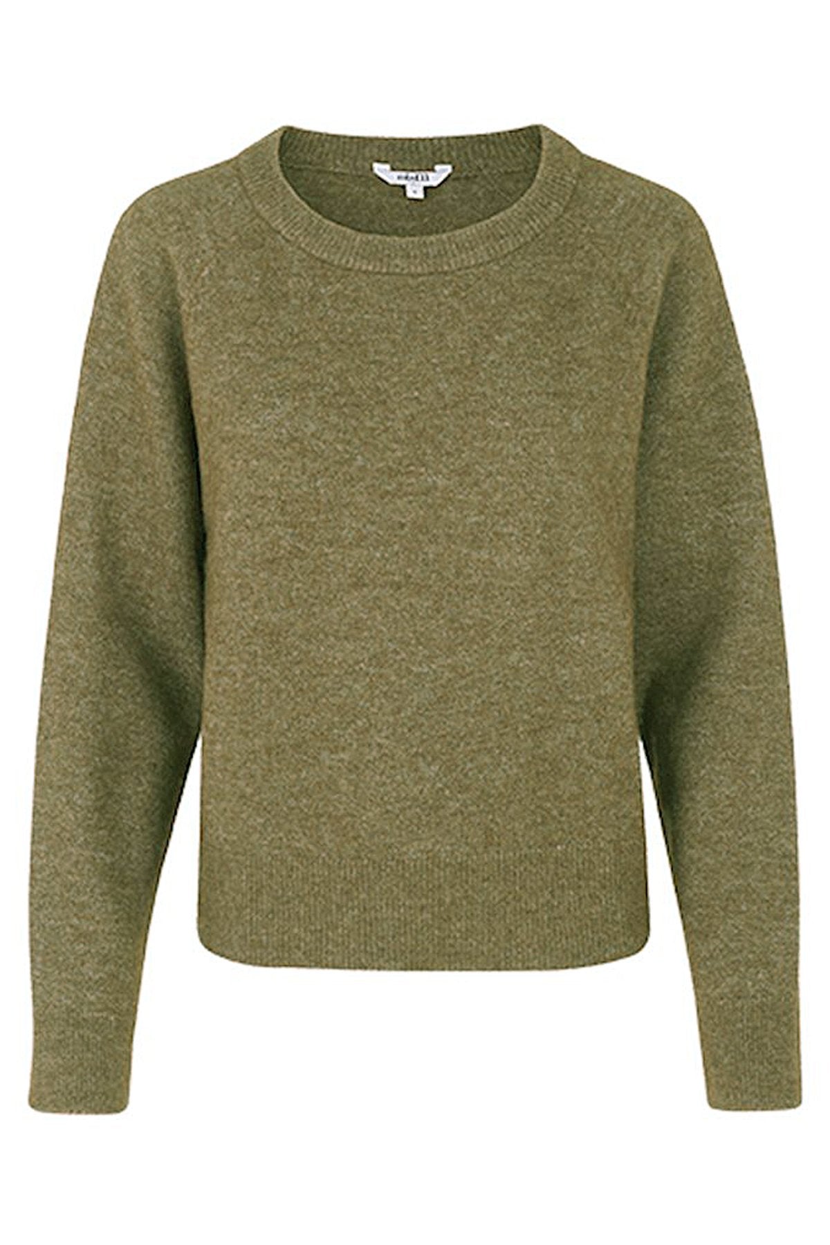 mbyM Ressie alpaca jumper, green, front view