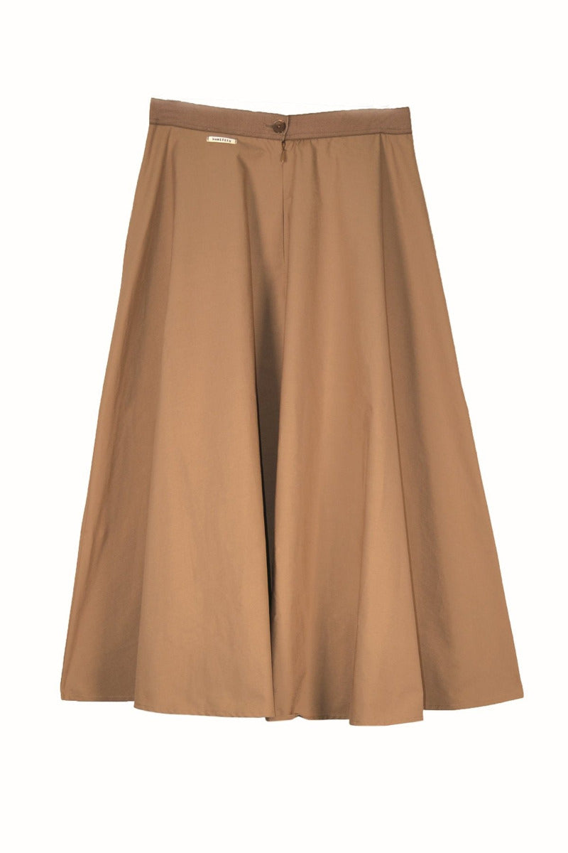 Humility skirt, fawn, front view