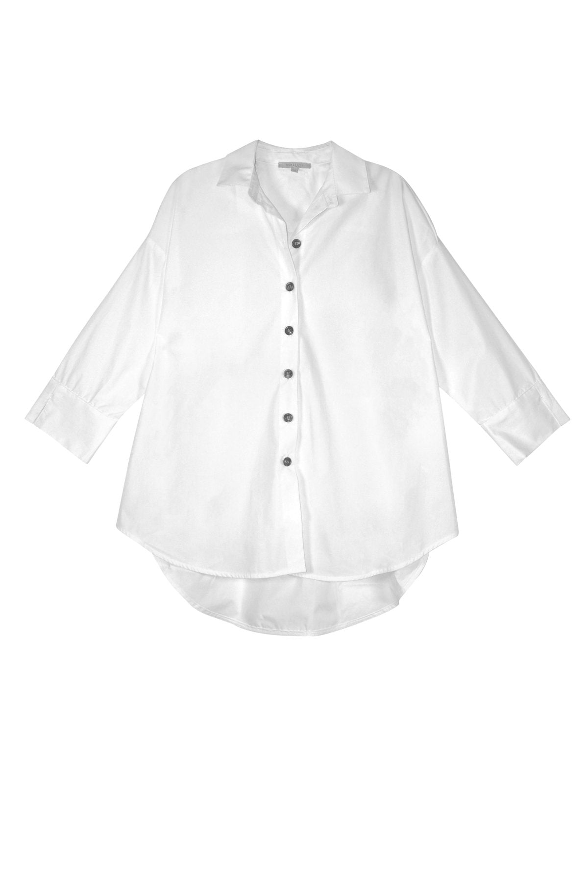 Humility shirt, white, front view