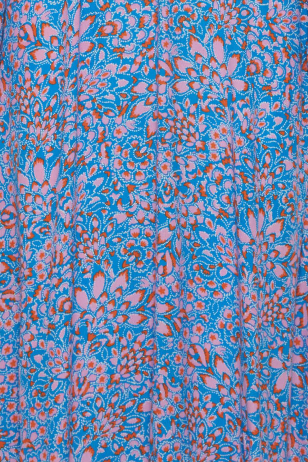 Flouri v neck dress, Ibiza blue