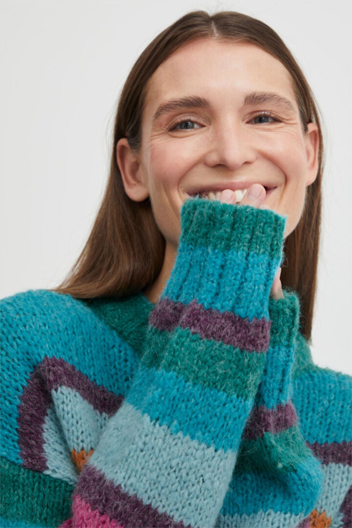 Omira stripe jumper, Multi