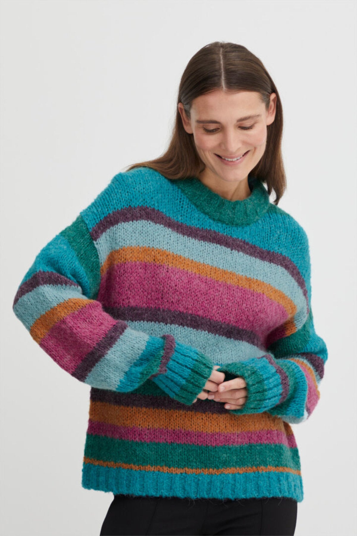 Omira stripe jumper, Multi