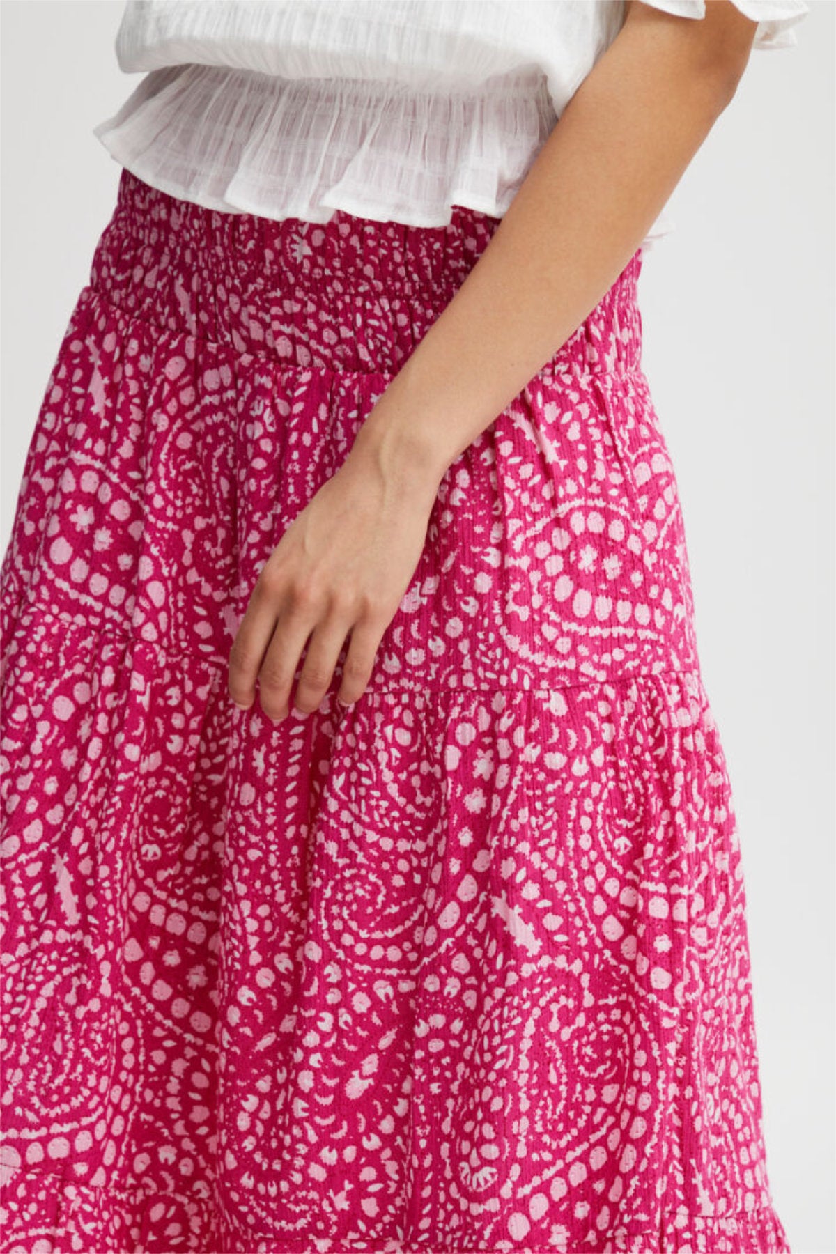 Imilla skirt, raspberry