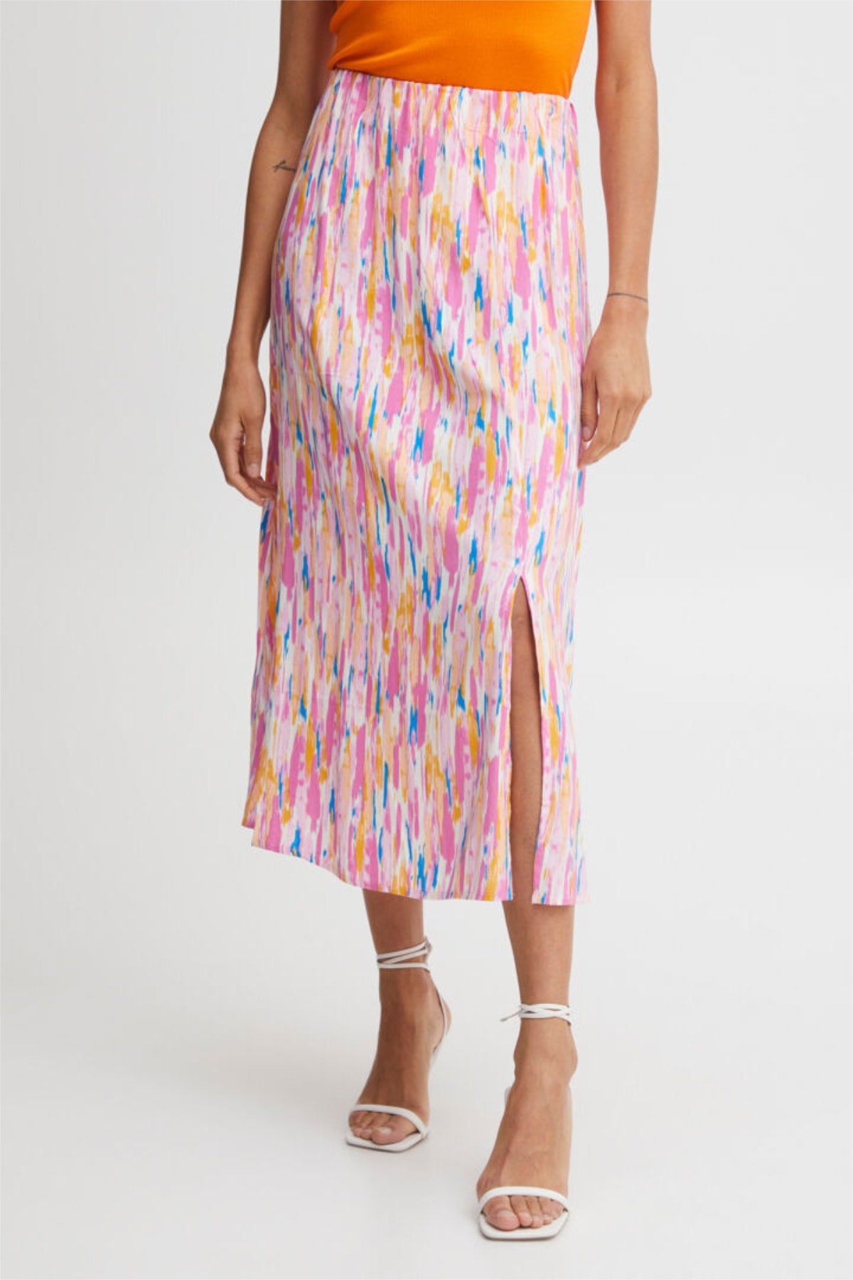 Joella long skirt, Sorbet pink