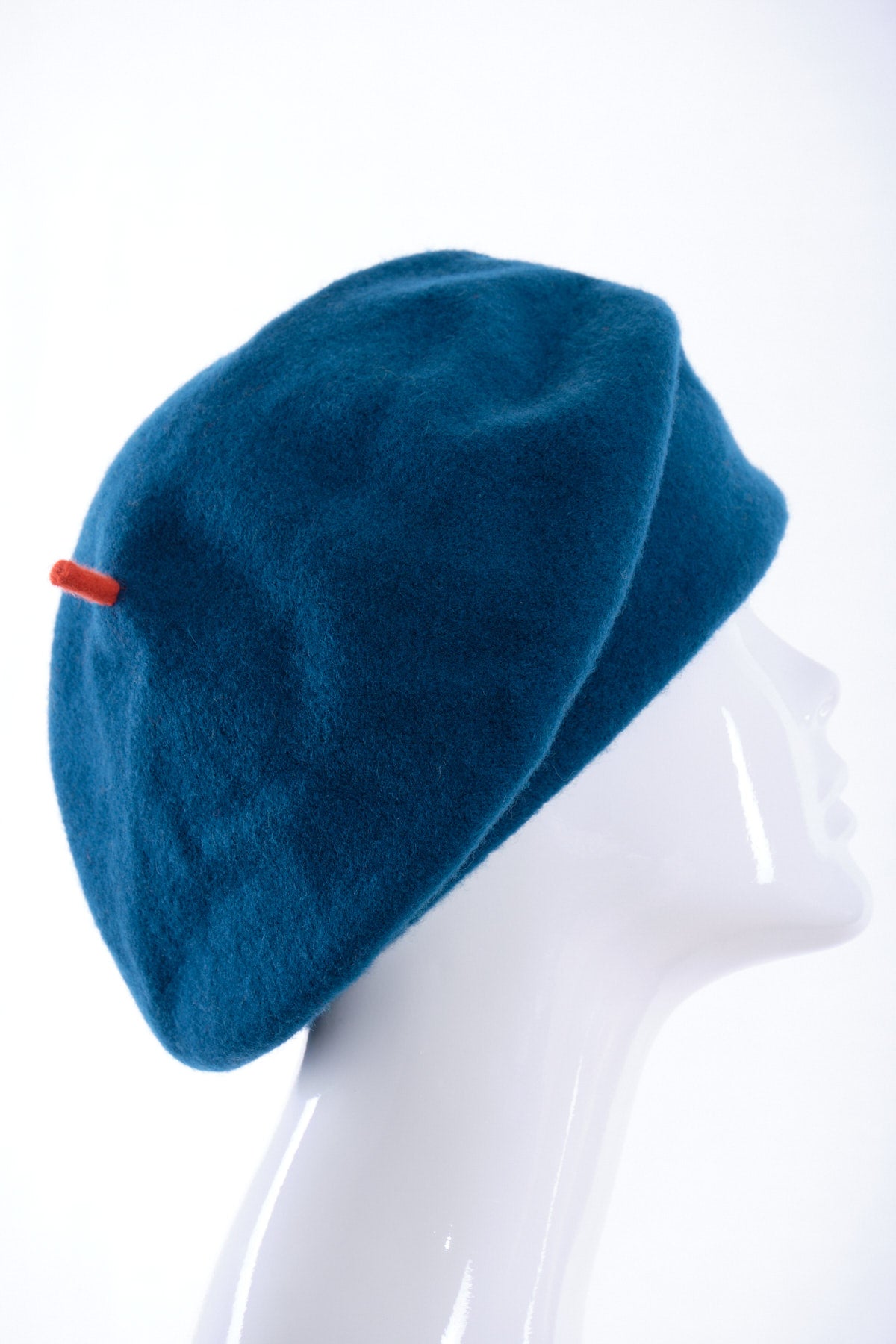 Merino wool roll up beret