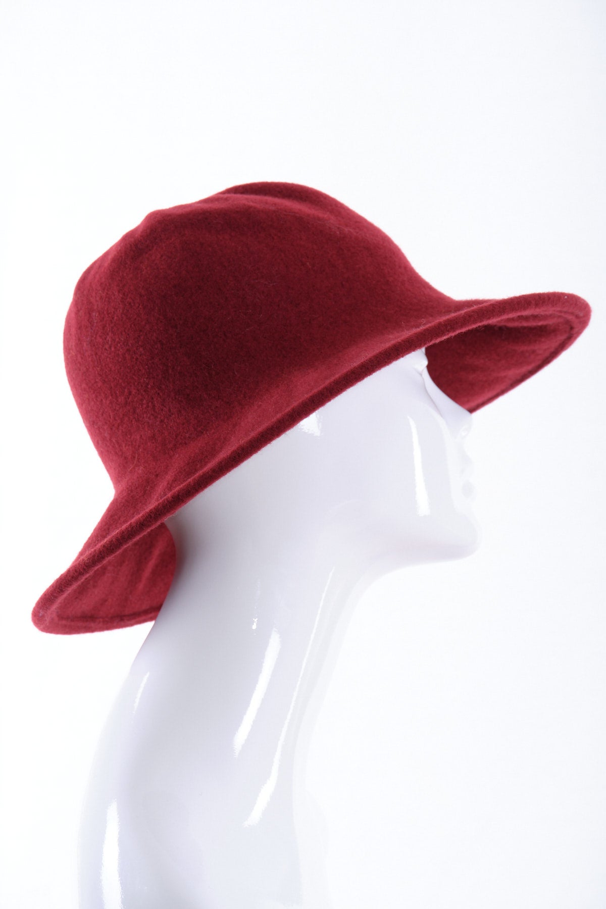 Merino wool fold flat hat