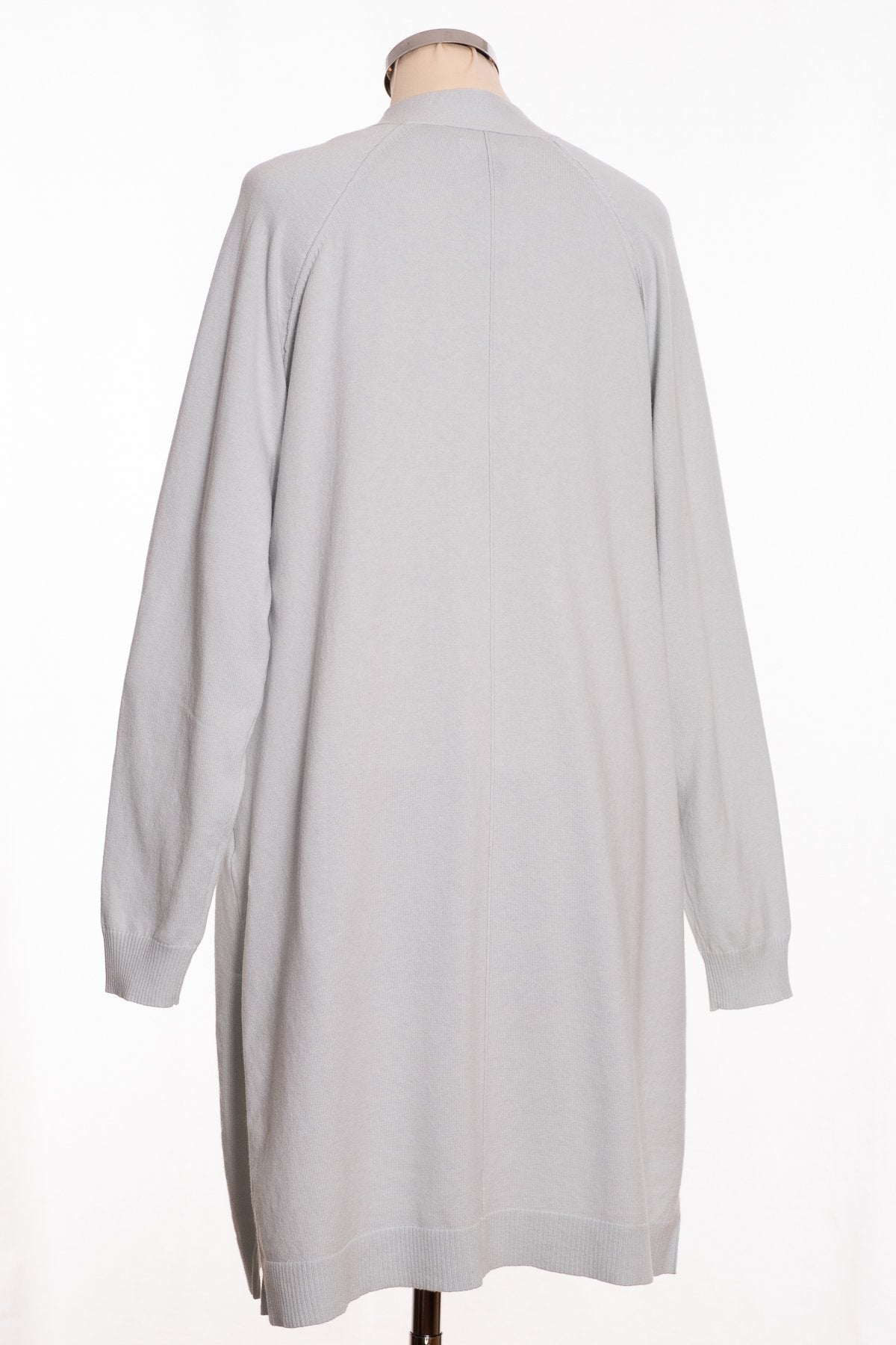 Ginger Toby Joss long line cardigan, mint, rear view