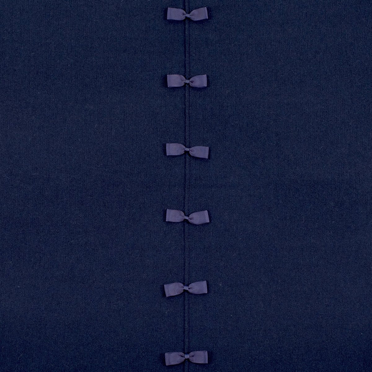 Ginger Toby bow back jumper, navy, detail view