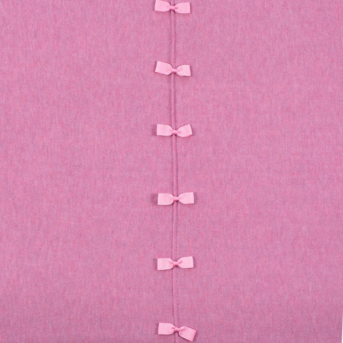 Ginger Toby bow back jumper, pink, detail view