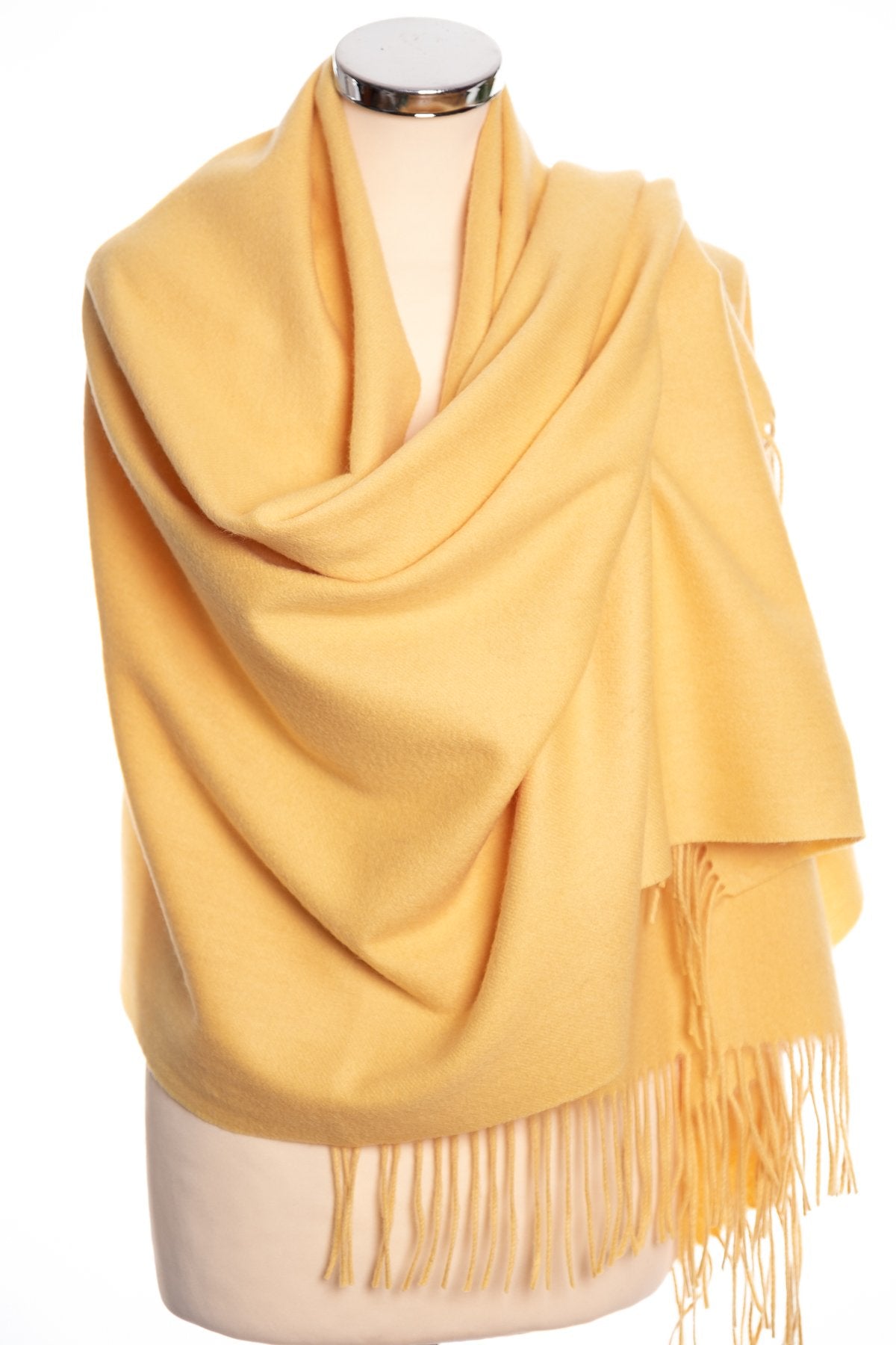 mbyM lambswool stole, primrose, wrap view