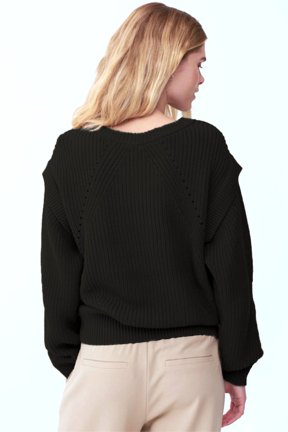 Tanner jumper, black
