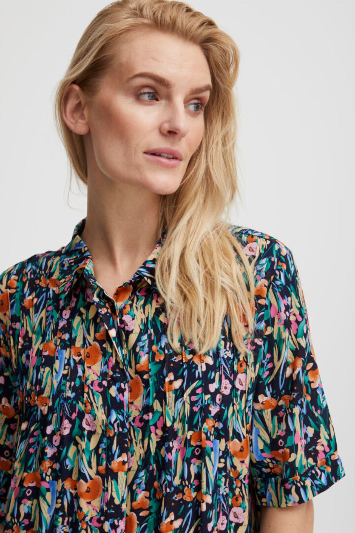 Annica shirt dress, multicolour
