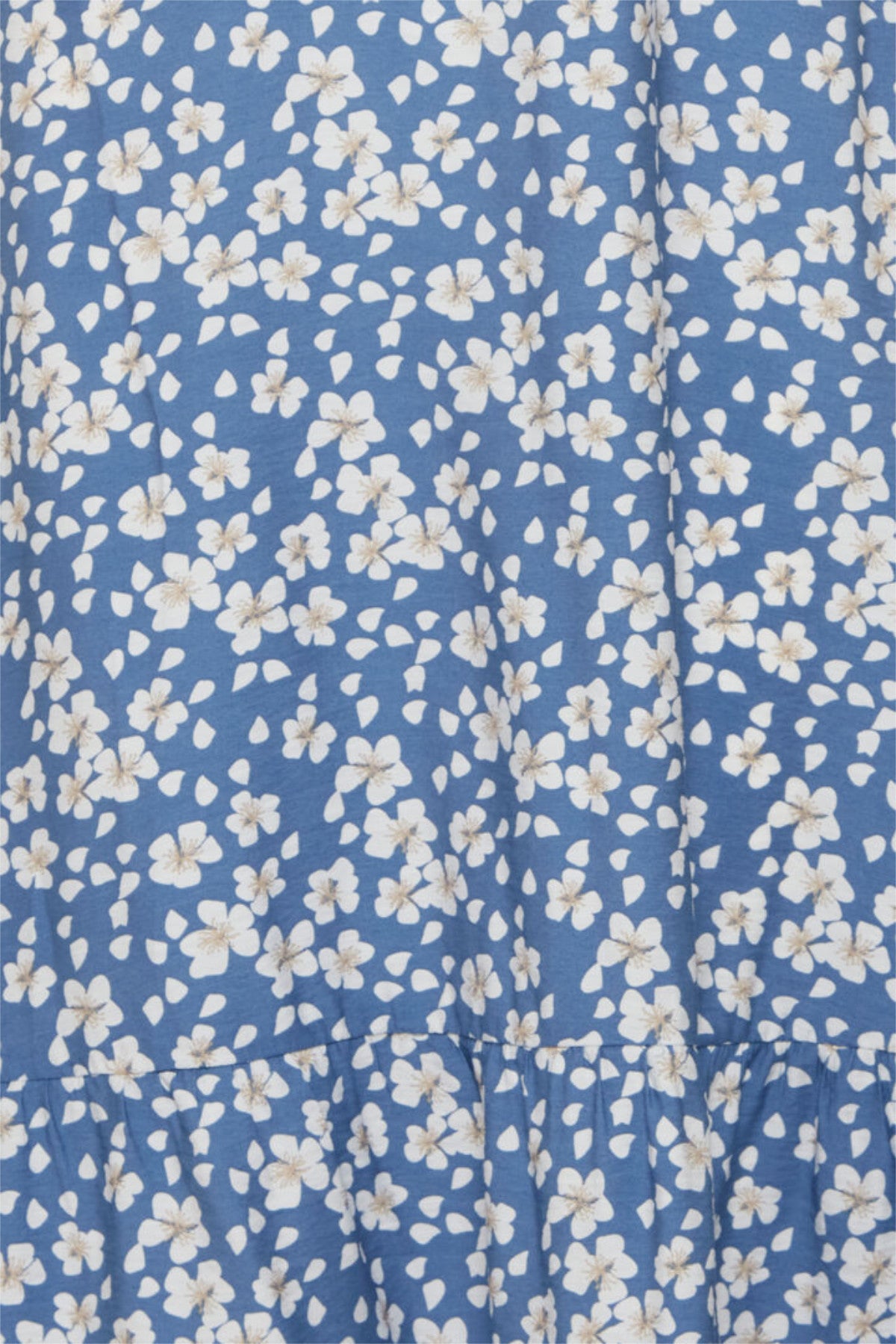 Ibano halter neck dress, denim