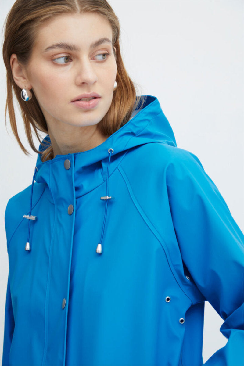 Tazi raincoat, blue