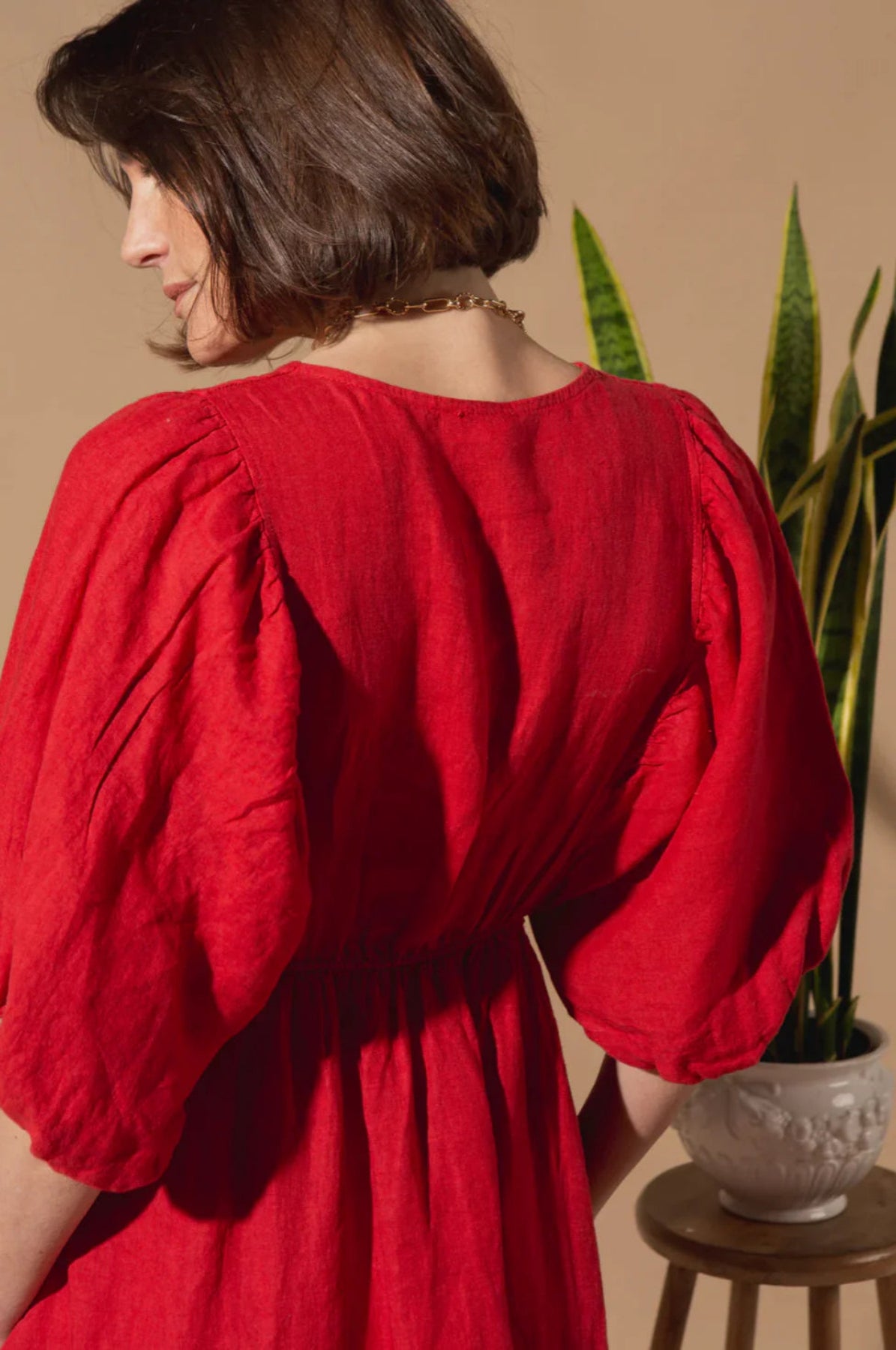 Livie dress, poppy